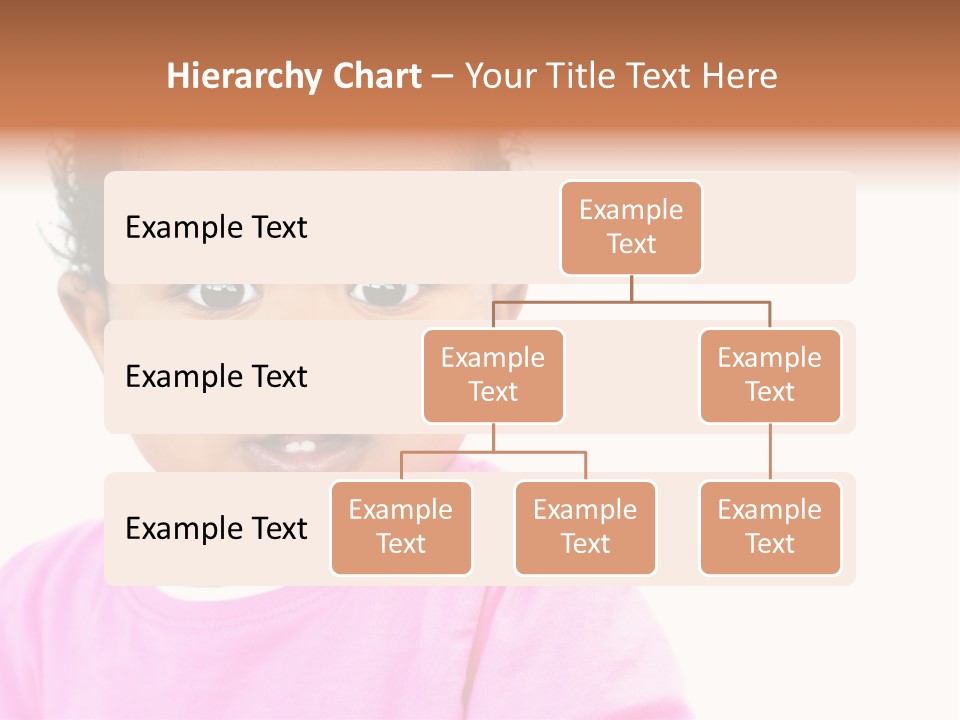 A Baby Girl In A Pink Shirt Is Looking At The Camera PowerPoint Template