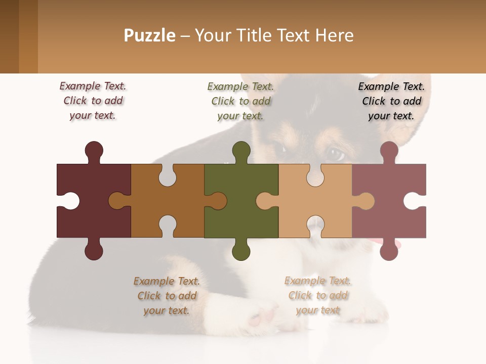 A Dog With A Toothbrush In Its Mouth PowerPoint Template