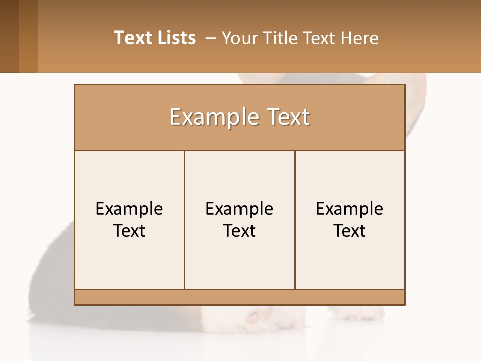 A Dog With A Toothbrush In Its Mouth PowerPoint Template
