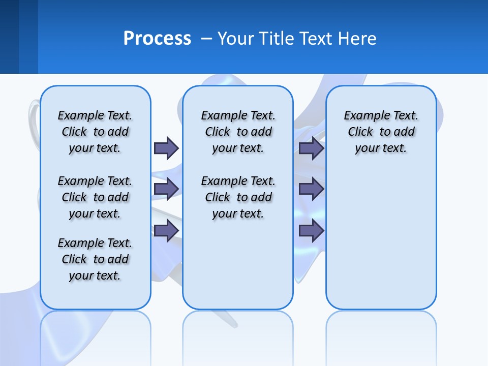A Blue Ribbon With A Pair Of Scissors On It PowerPoint Template