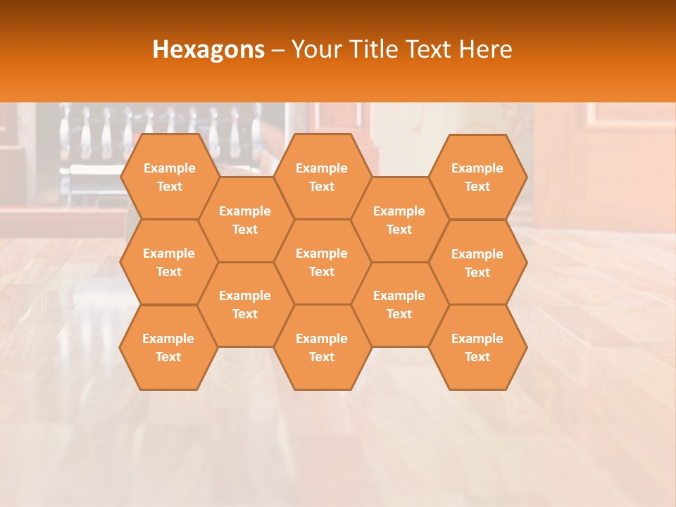 A Brown And White Dog Laying On Top Of A Hard Wood Floor PowerPoint Template