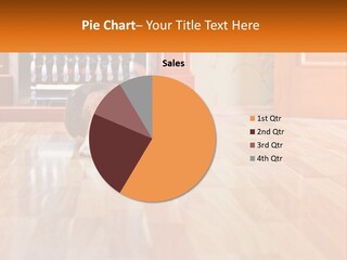 A Brown And White Dog Laying On Top Of A Hard Wood Floor PowerPoint Template