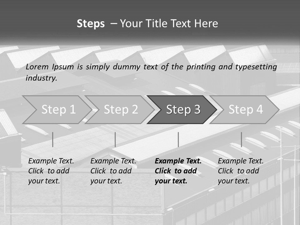A Black And White Photo Of A Building With Lots Of Windows PowerPoint Template