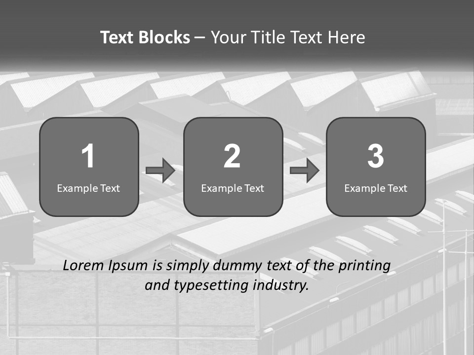 A Black And White Photo Of A Building With Lots Of Windows PowerPoint Template
