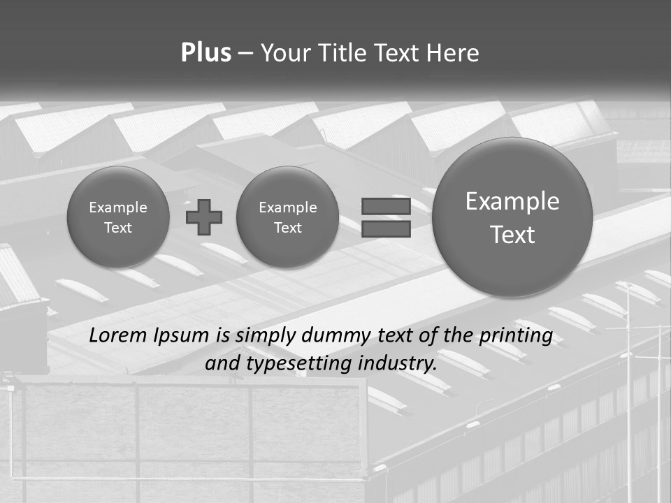 A Black And White Photo Of A Building With Lots Of Windows PowerPoint Template