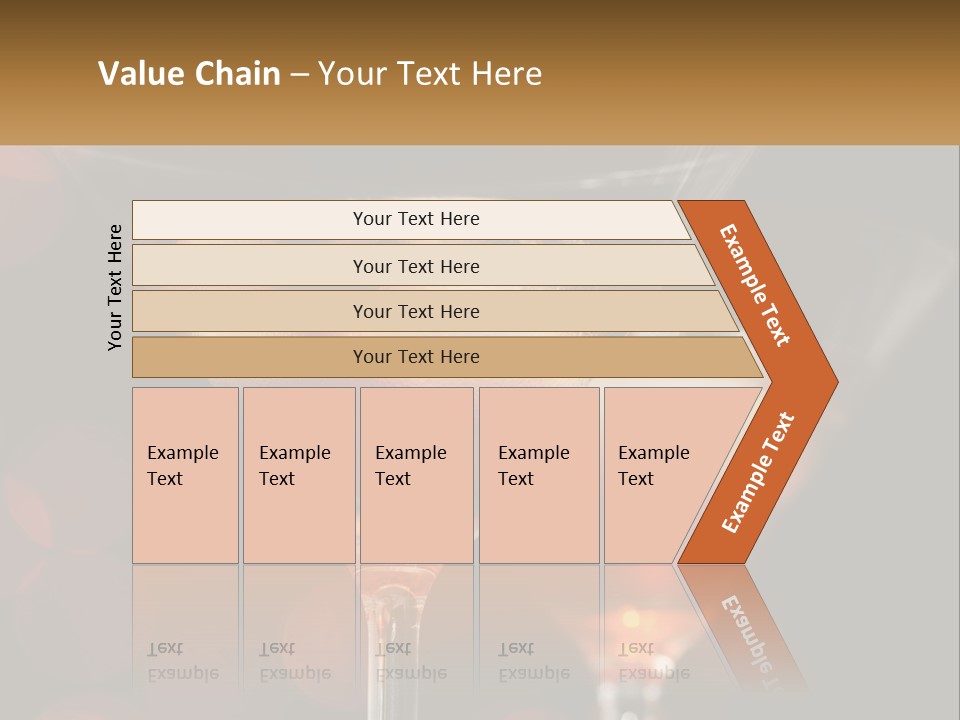 A Couple Of Glasses Filled With Liquid On Top Of A Table PowerPoint Template