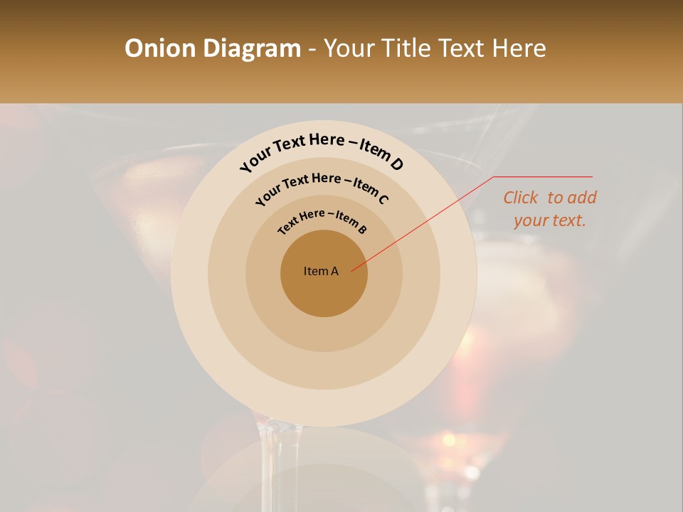 A Couple Of Glasses Filled With Liquid On Top Of A Table PowerPoint Template