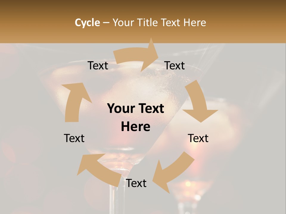 A Couple Of Glasses Filled With Liquid On Top Of A Table PowerPoint Template