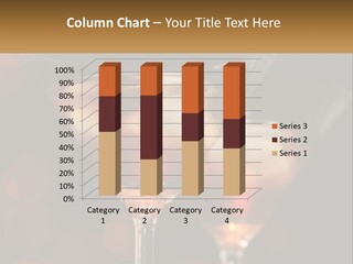A Couple Of Glasses Filled With Liquid On Top Of A Table PowerPoint Template