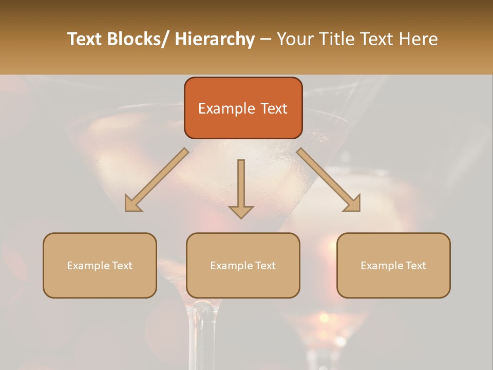 A Couple Of Glasses Filled With Liquid On Top Of A Table PowerPoint Template