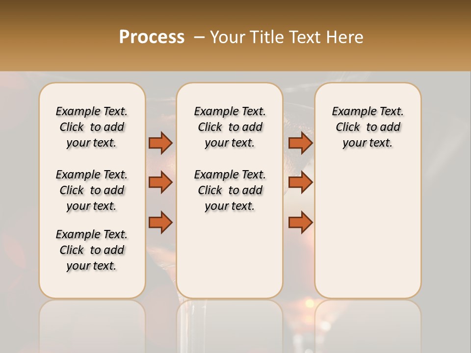A Couple Of Glasses Filled With Liquid On Top Of A Table PowerPoint Template