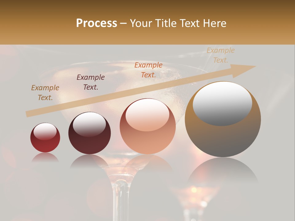 A Couple Of Glasses Filled With Liquid On Top Of A Table PowerPoint Template
