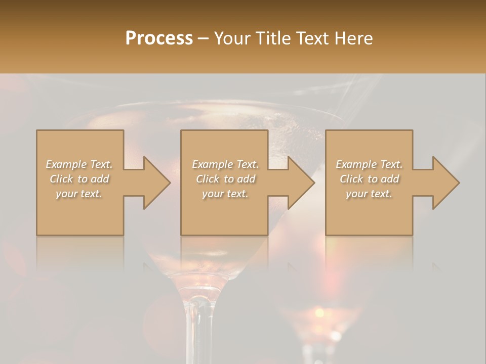A Couple Of Glasses Filled With Liquid On Top Of A Table PowerPoint Template
