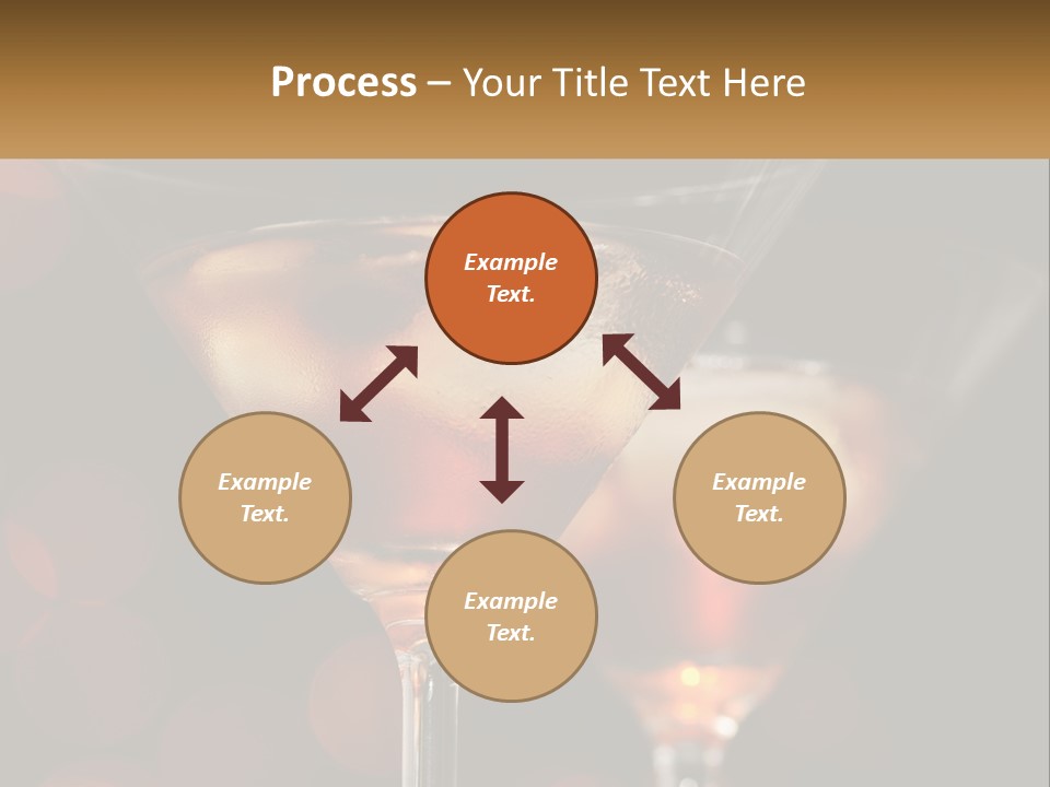A Couple Of Glasses Filled With Liquid On Top Of A Table PowerPoint Template