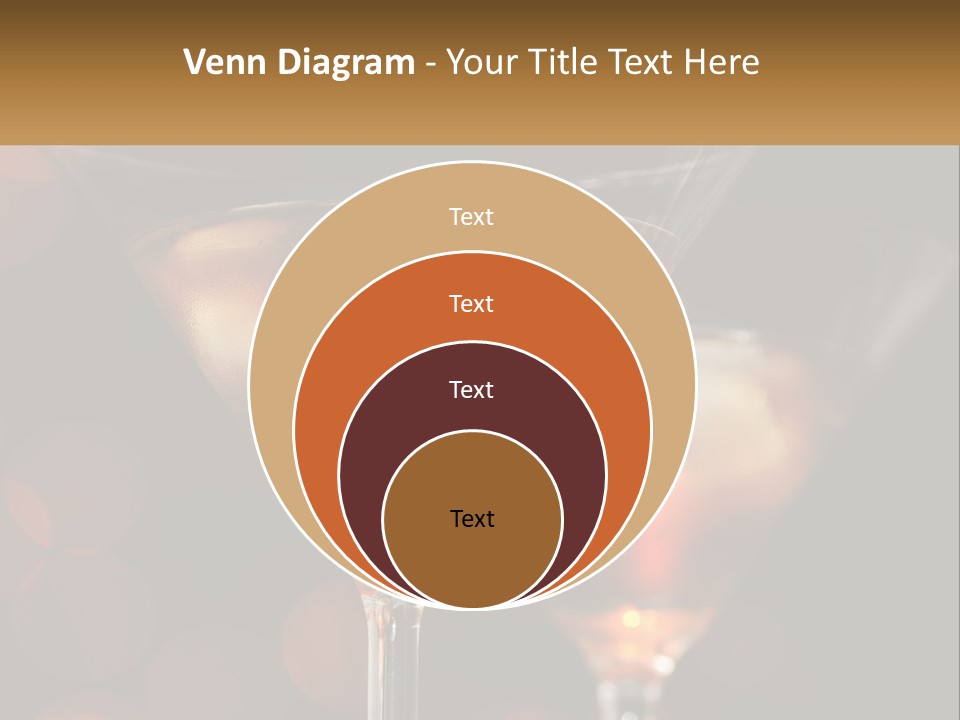 A Couple Of Glasses Filled With Liquid On Top Of A Table PowerPoint Template