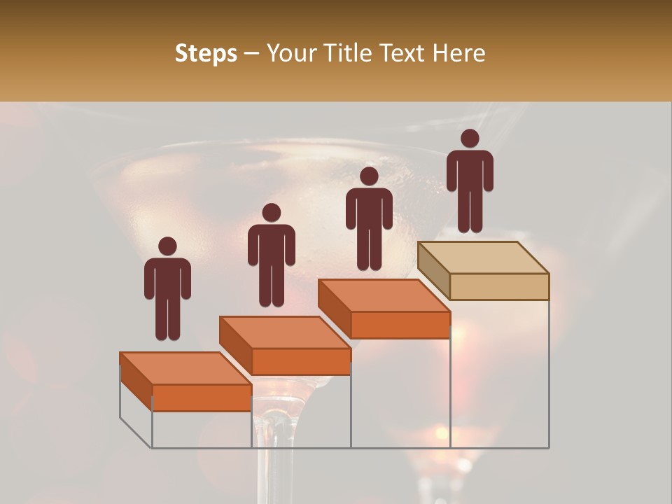 A Couple Of Glasses Filled With Liquid On Top Of A Table PowerPoint Template