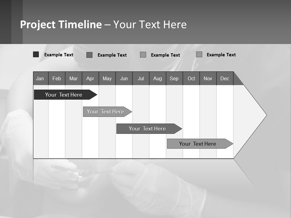 A Young Boy Getting His Teeth Checked By A Dentist PowerPoint Template