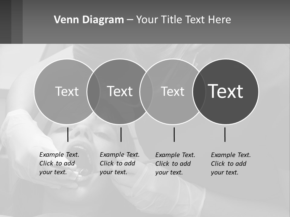 A Young Boy Getting His Teeth Checked By A Dentist PowerPoint Template
