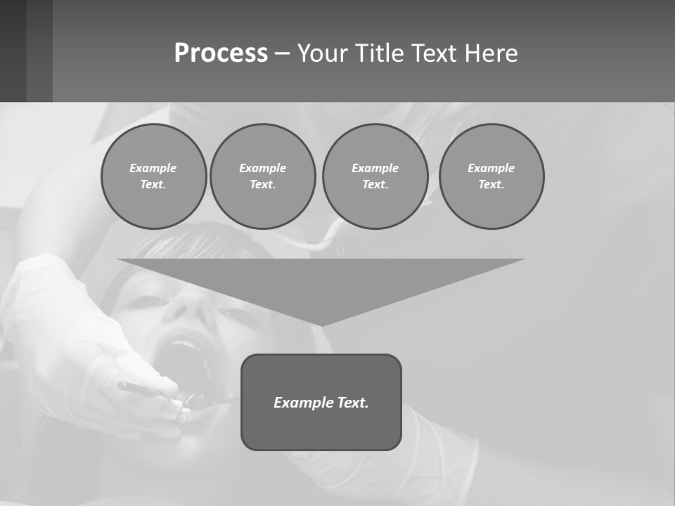 A Young Boy Getting His Teeth Checked By A Dentist PowerPoint Template