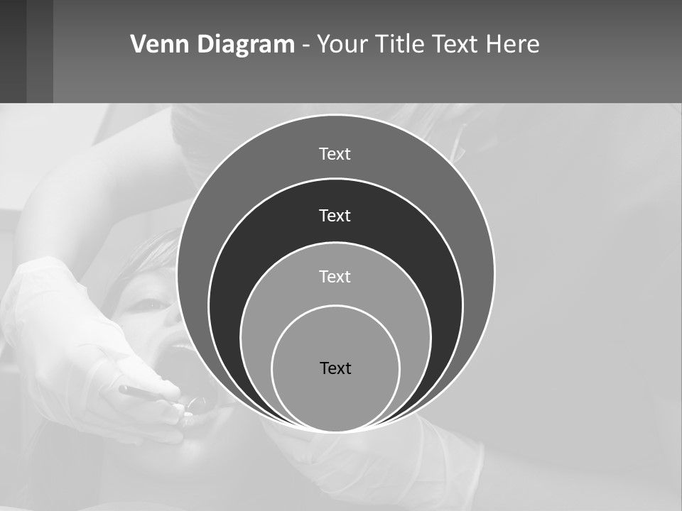 A Young Boy Getting His Teeth Checked By A Dentist PowerPoint Template