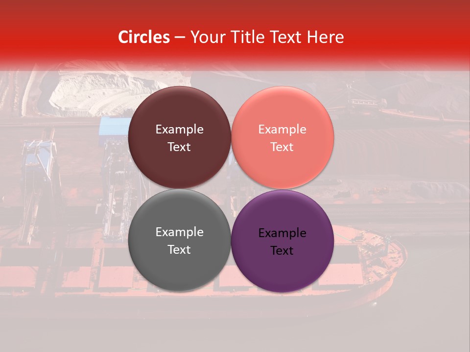 A Picture Of A Train On A Train Track PowerPoint Template