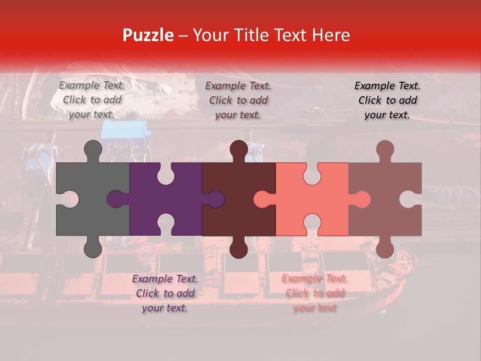 A Picture Of A Train On A Train Track PowerPoint Template