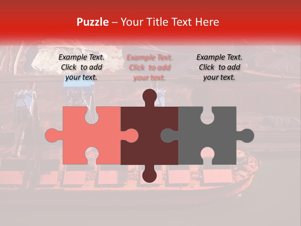 A Picture Of A Train On A Train Track PowerPoint Template