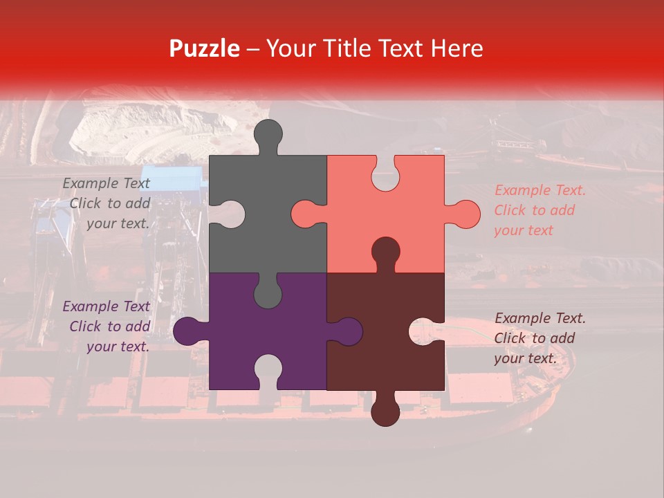 A Picture Of A Train On A Train Track PowerPoint Template