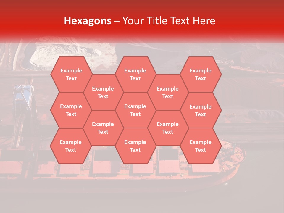 A Picture Of A Train On A Train Track PowerPoint Template