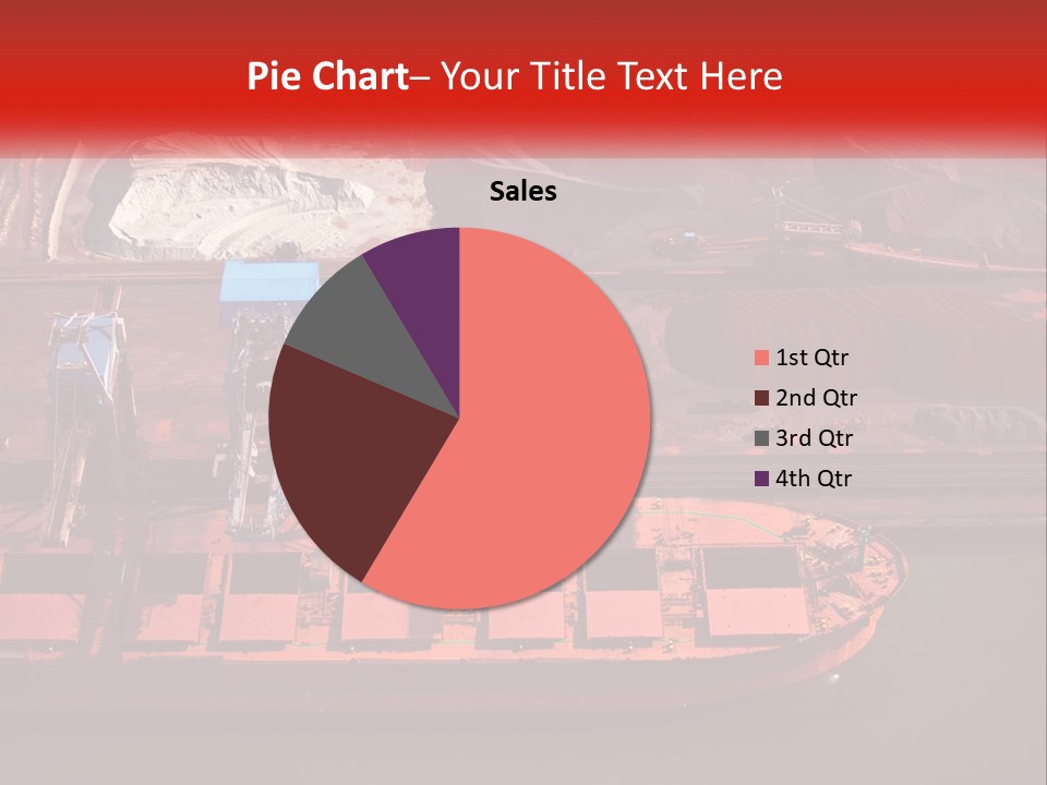 A Picture Of A Train On A Train Track PowerPoint Template