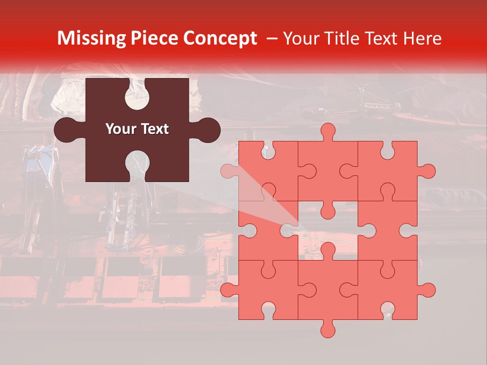 A Picture Of A Train On A Train Track PowerPoint Template