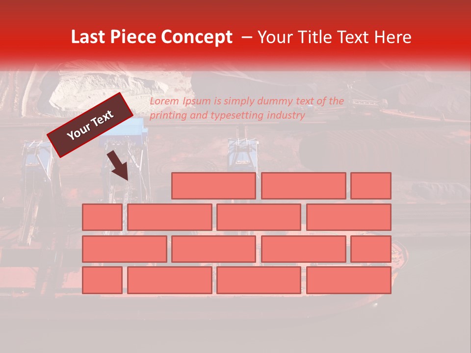 A Picture Of A Train On A Train Track PowerPoint Template