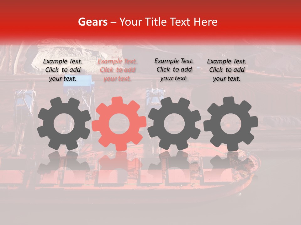 A Picture Of A Train On A Train Track PowerPoint Template