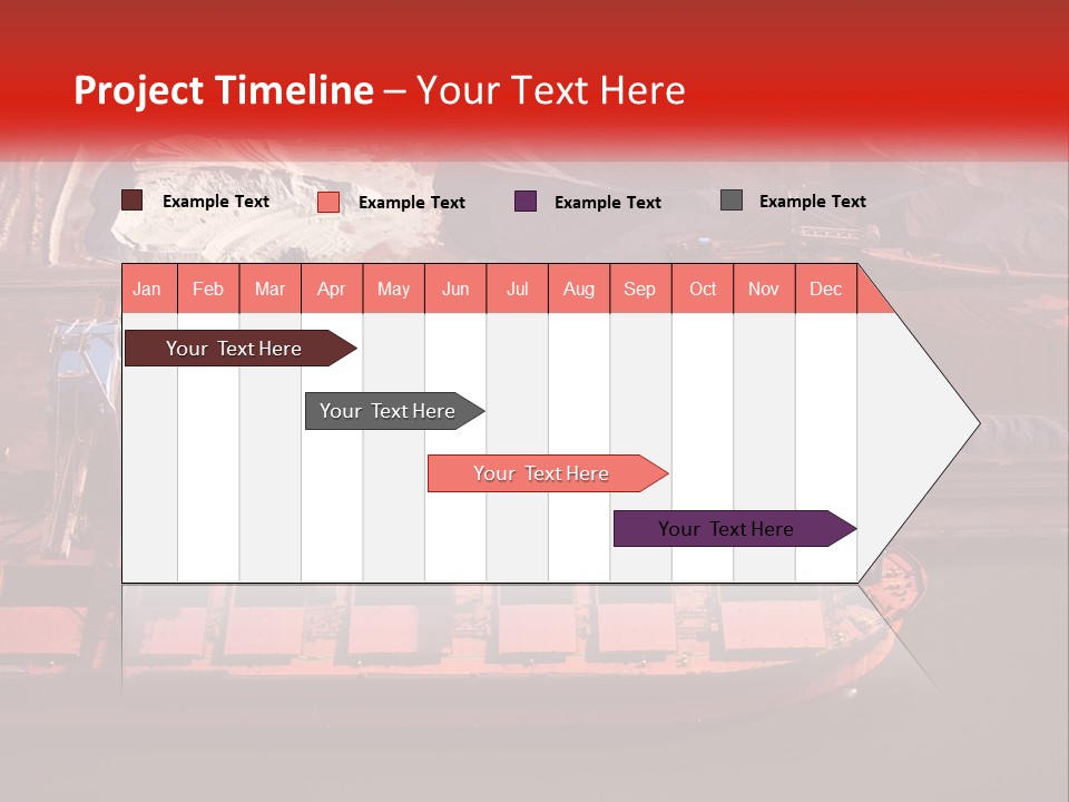 A Picture Of A Train On A Train Track PowerPoint Template
