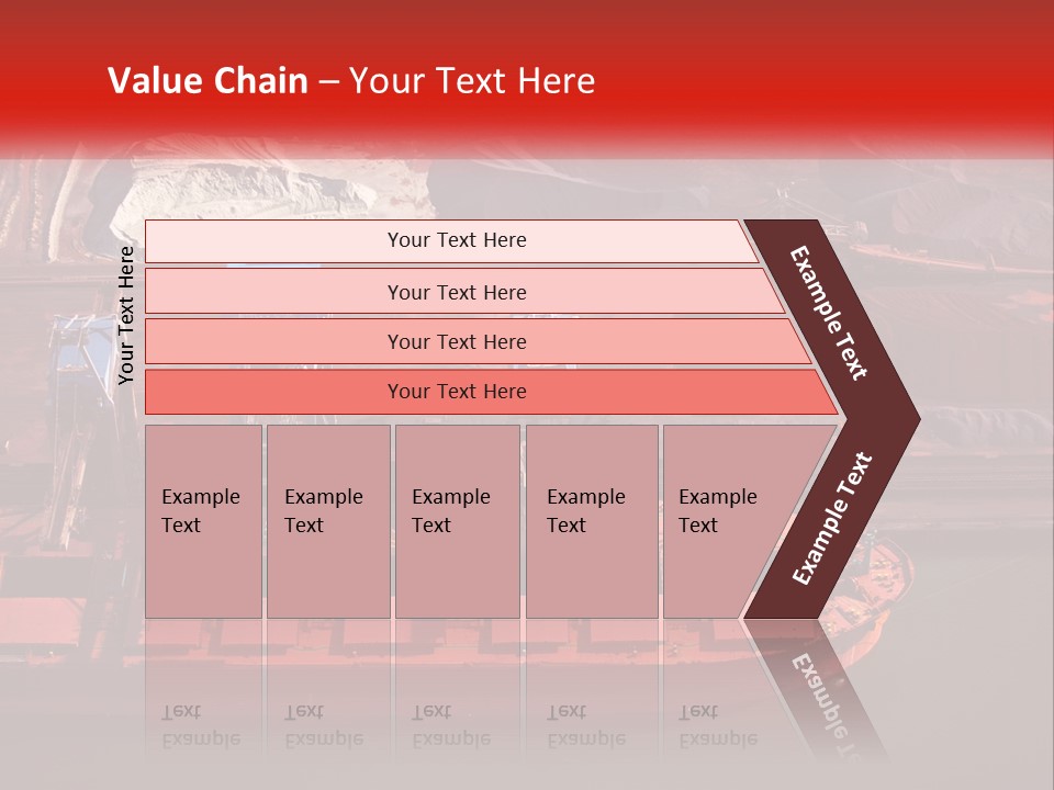 A Picture Of A Train On A Train Track PowerPoint Template