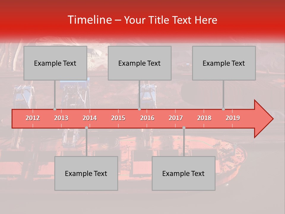 A Picture Of A Train On A Train Track PowerPoint Template