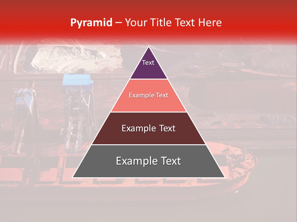 A Picture Of A Train On A Train Track PowerPoint Template