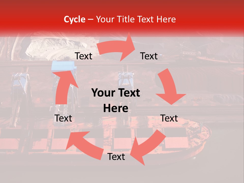 A Picture Of A Train On A Train Track PowerPoint Template