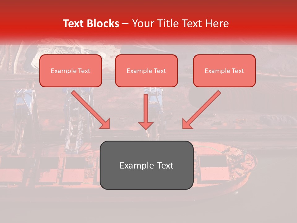 A Picture Of A Train On A Train Track PowerPoint Template