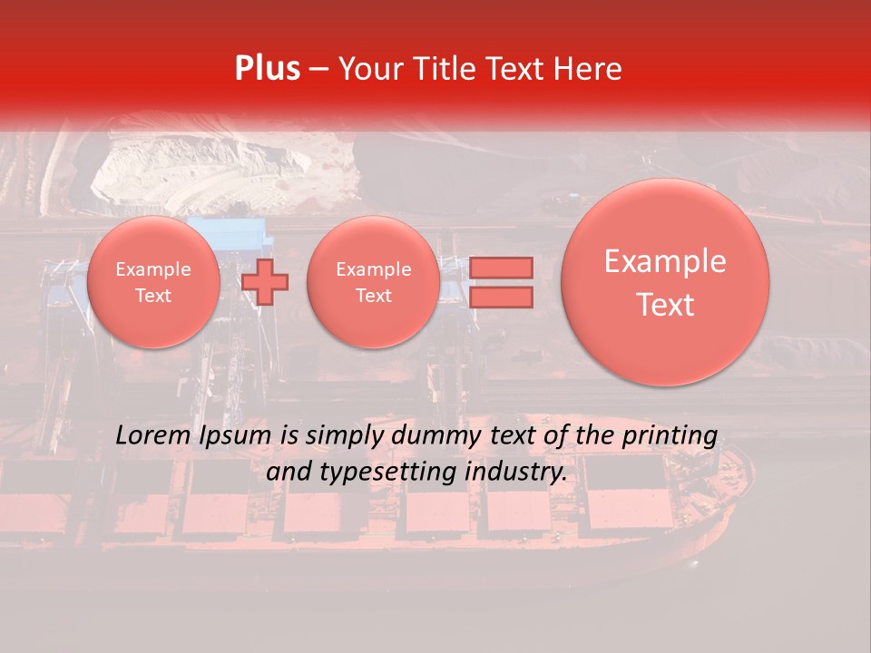 A Picture Of A Train On A Train Track PowerPoint Template