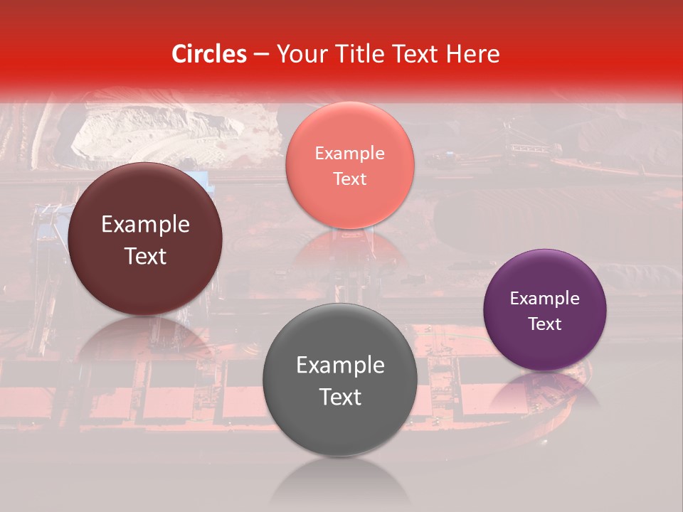 A Picture Of A Train On A Train Track PowerPoint Template