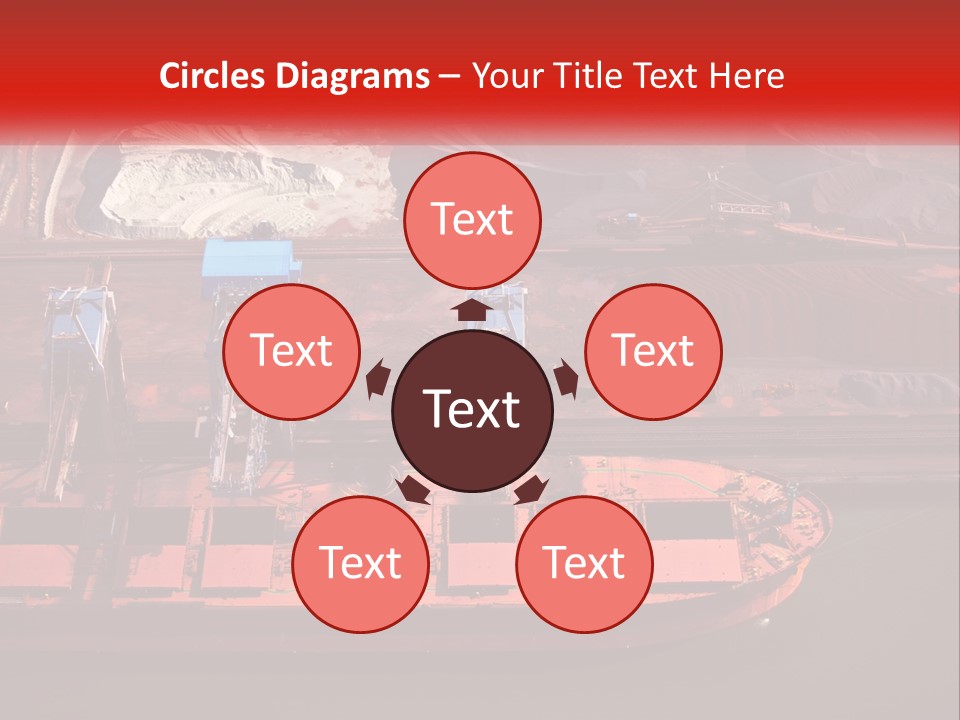 A Picture Of A Train On A Train Track PowerPoint Template