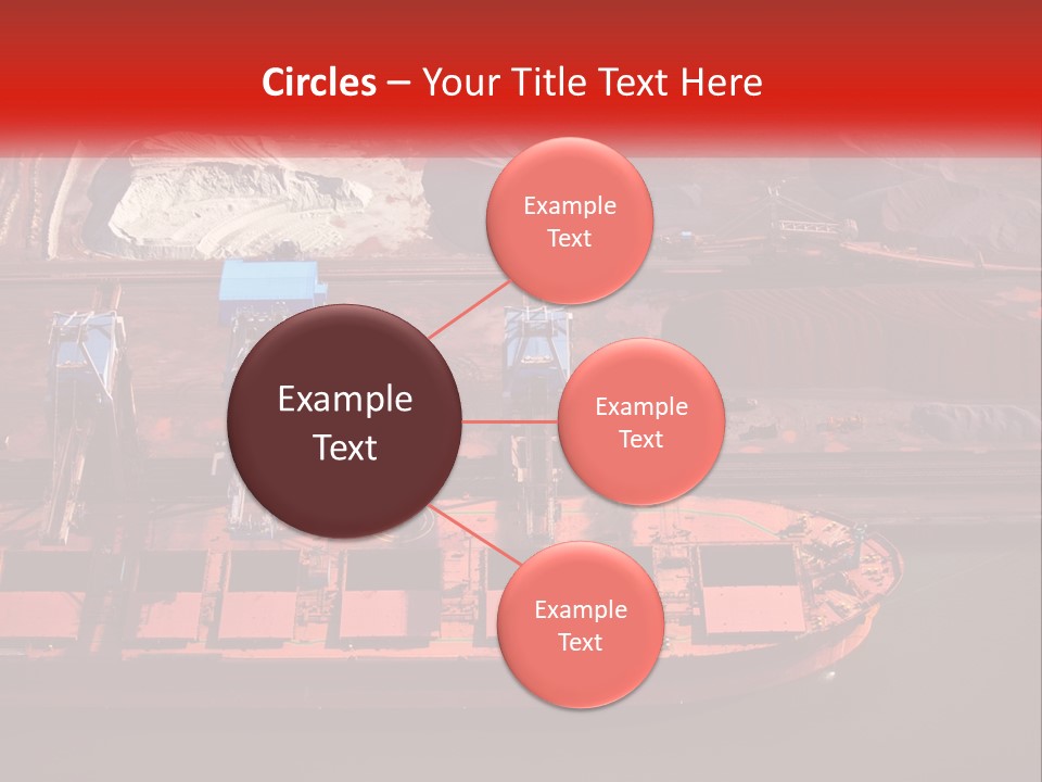 A Picture Of A Train On A Train Track PowerPoint Template