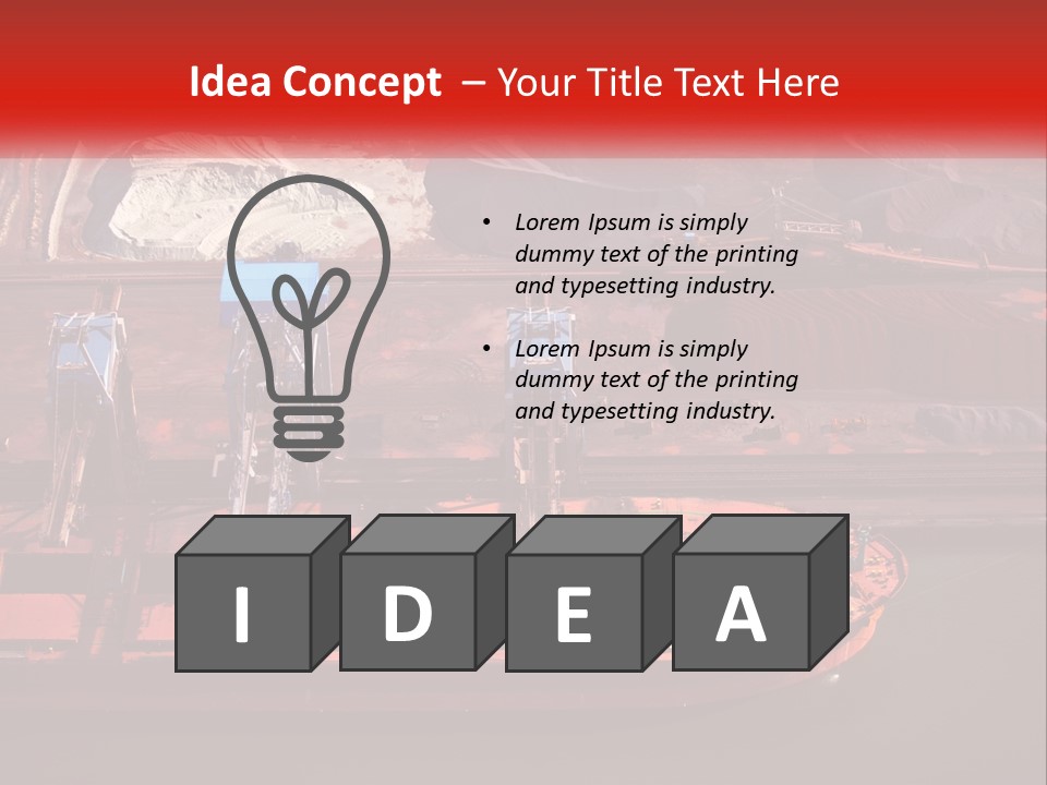 A Picture Of A Train On A Train Track PowerPoint Template