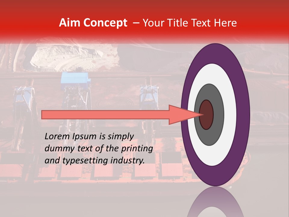 A Picture Of A Train On A Train Track PowerPoint Template