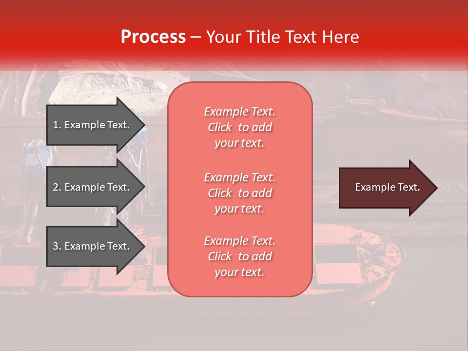 A Picture Of A Train On A Train Track PowerPoint Template