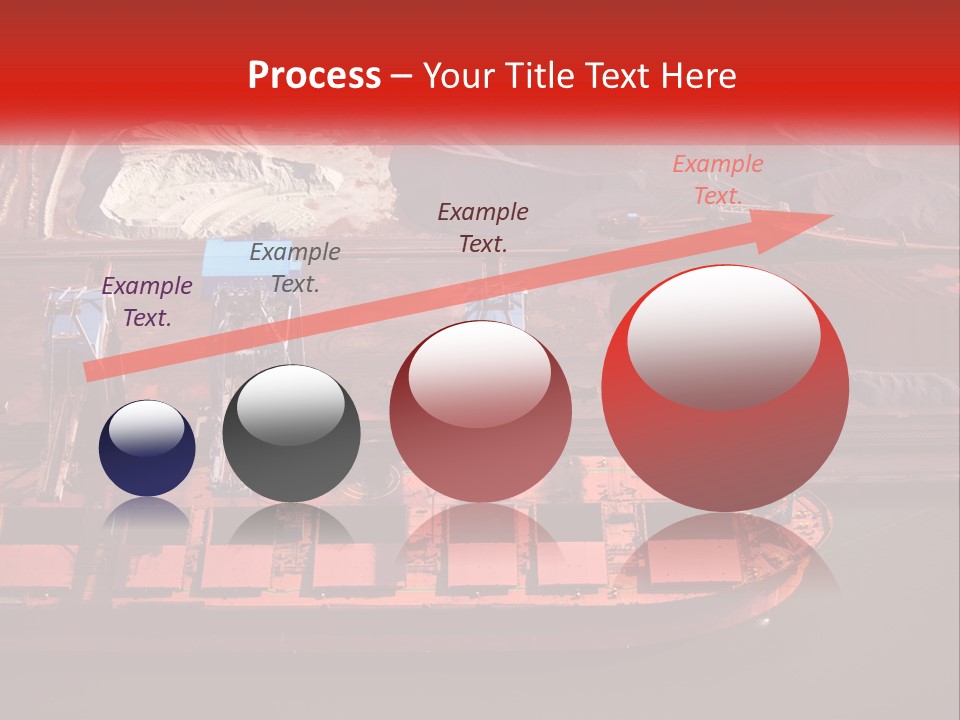 A Picture Of A Train On A Train Track PowerPoint Template