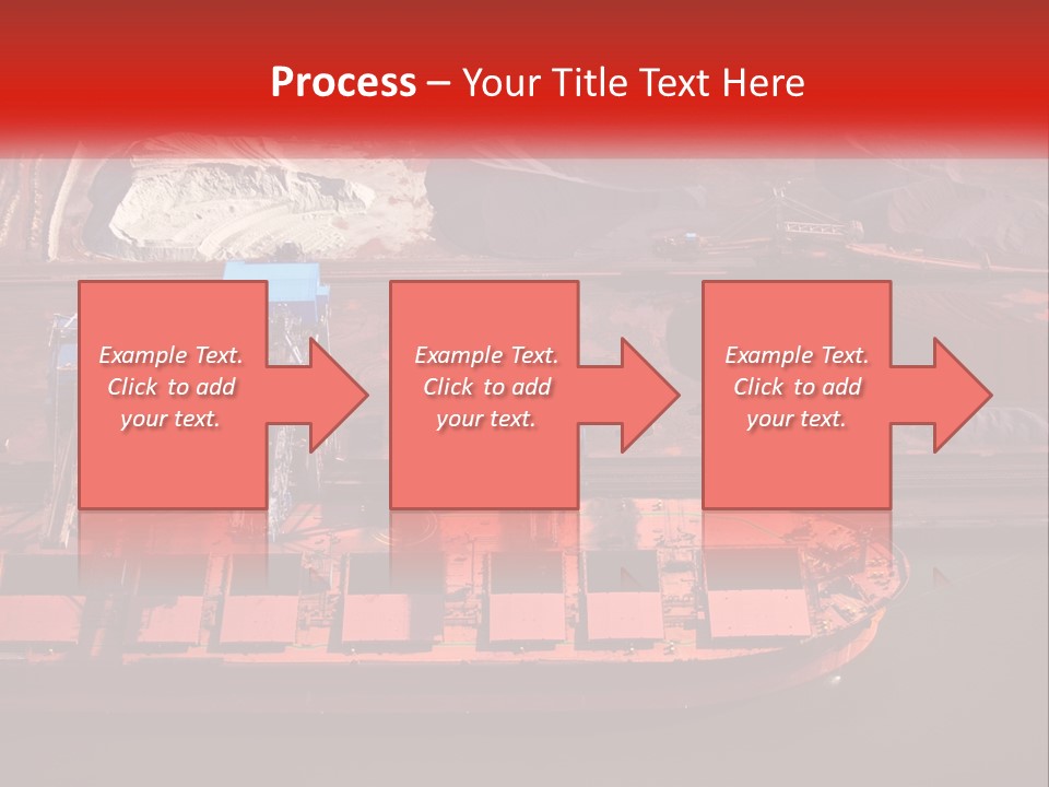 A Picture Of A Train On A Train Track PowerPoint Template