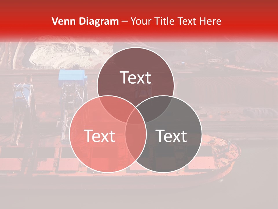 A Picture Of A Train On A Train Track PowerPoint Template
