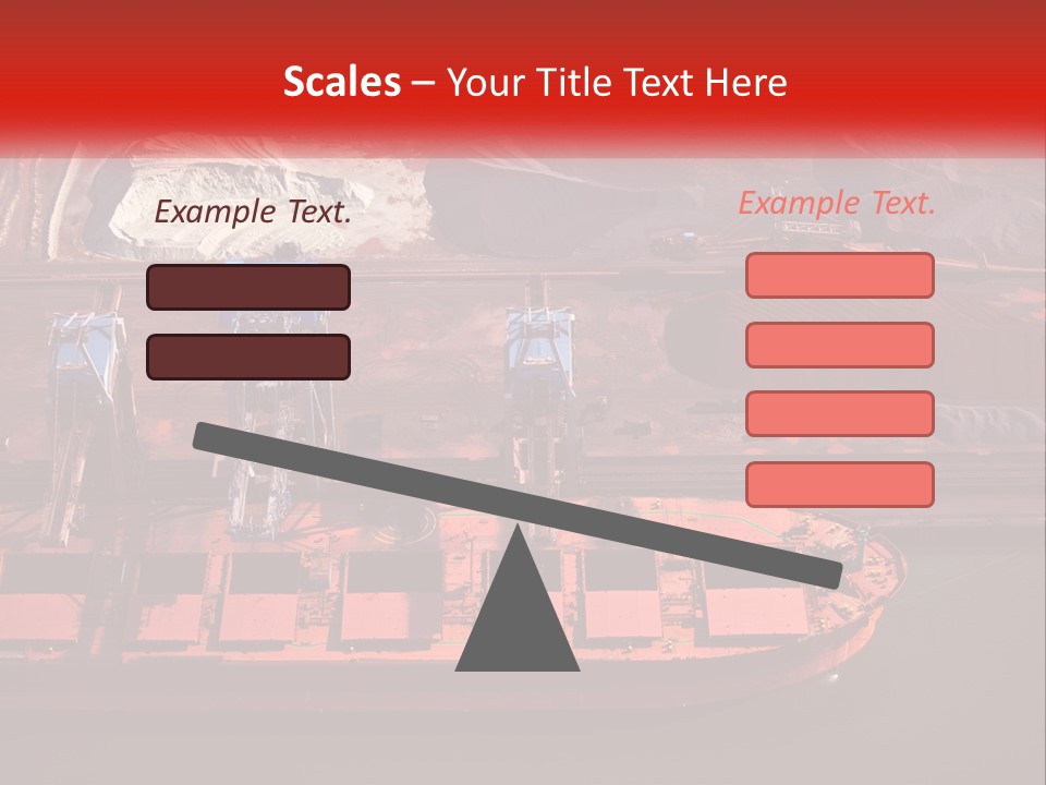 A Picture Of A Train On A Train Track PowerPoint Template